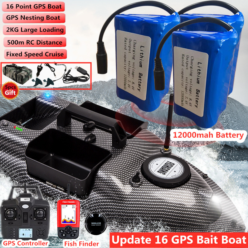 Fish Finder Transducer - 16Point GPS Dual Position Fixed Speed