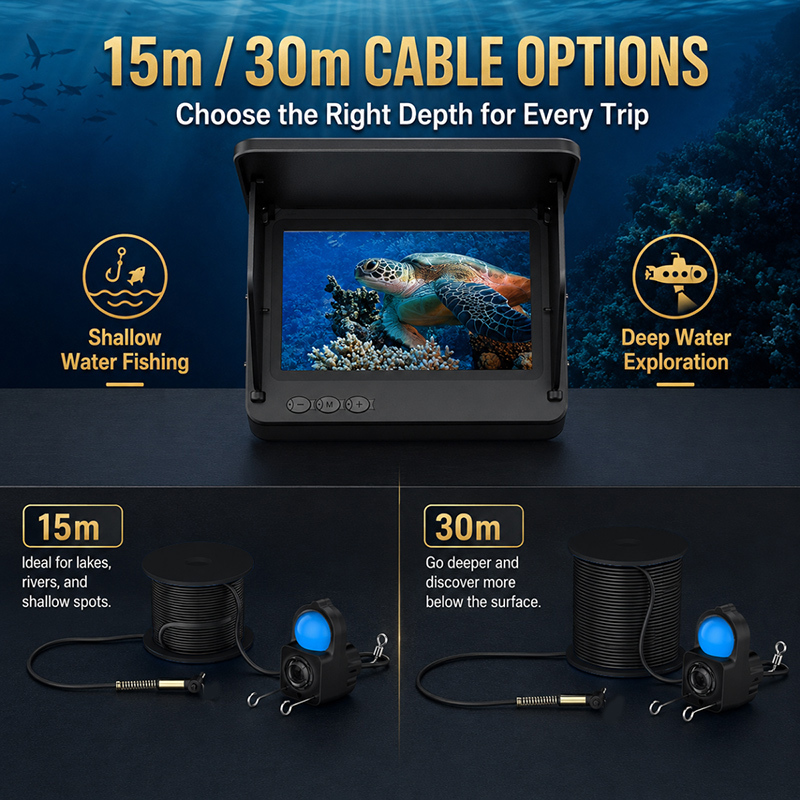 Fish Finder Underwater Camera  - Fishing Depth Finder 评论和价格