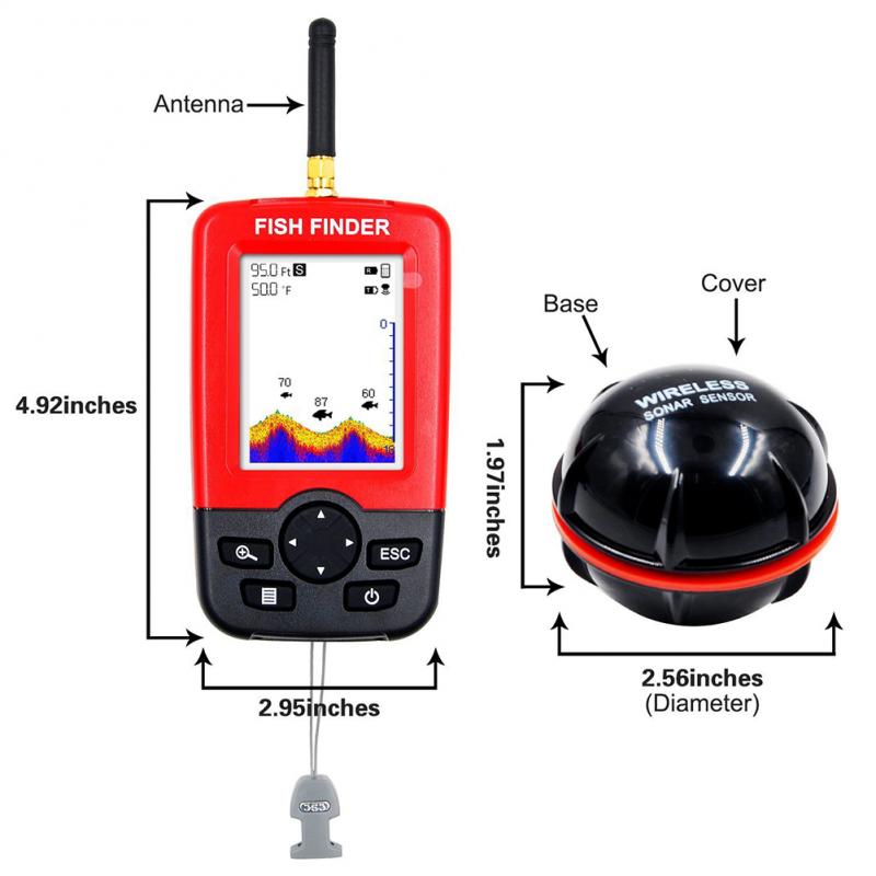 Portable Depth Fish Finder wit - Fish Finder Portable 评论和价格