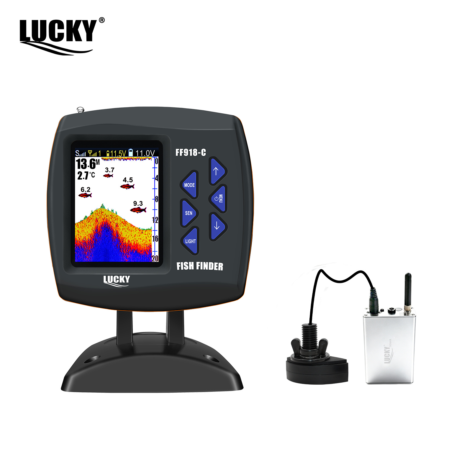 Lucky FF918 Wireless Remote Co - Fish Finder Portable 评论和价格