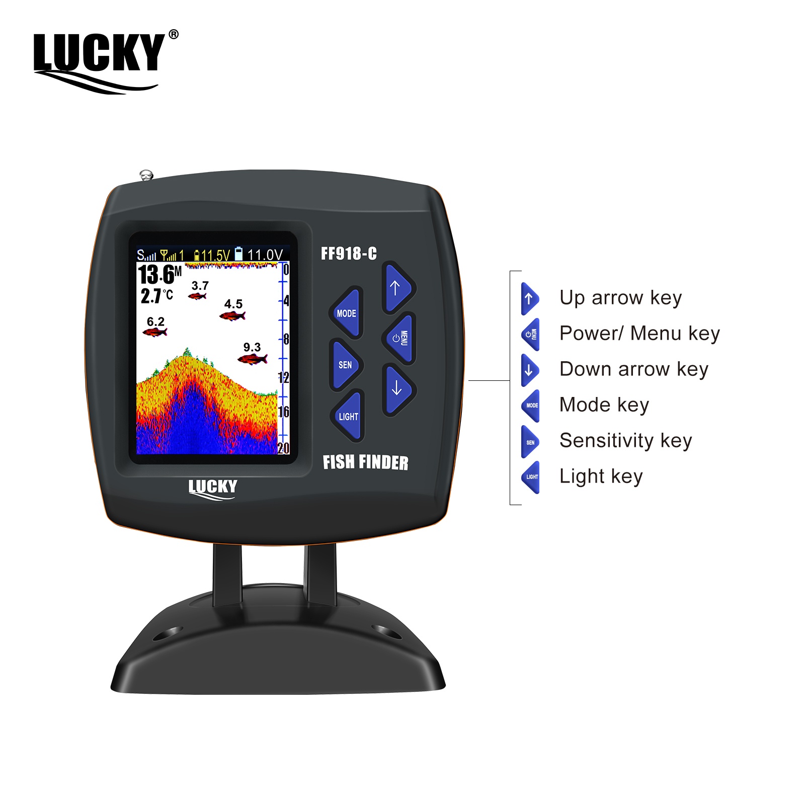 Lucky FF918 Wireless Remote Co - Fish Finder Portable 评论和价格