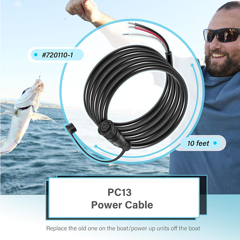 720110-1 PC13 Power Cable for  - Fish Finder 评论和价格