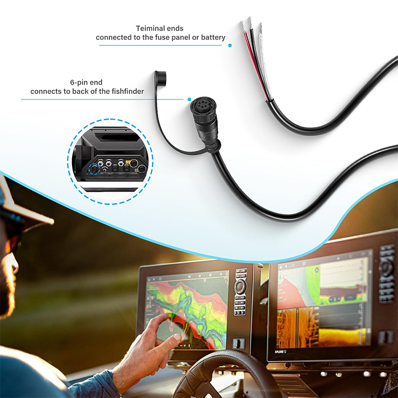 720110-1 PC13 Power Cable for  - Fish Finder 评论和价格
